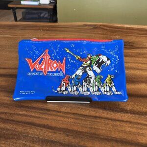 Vintage 1984 VOLTRON Defender of the Universe Vinyl Pencil Accessory Case